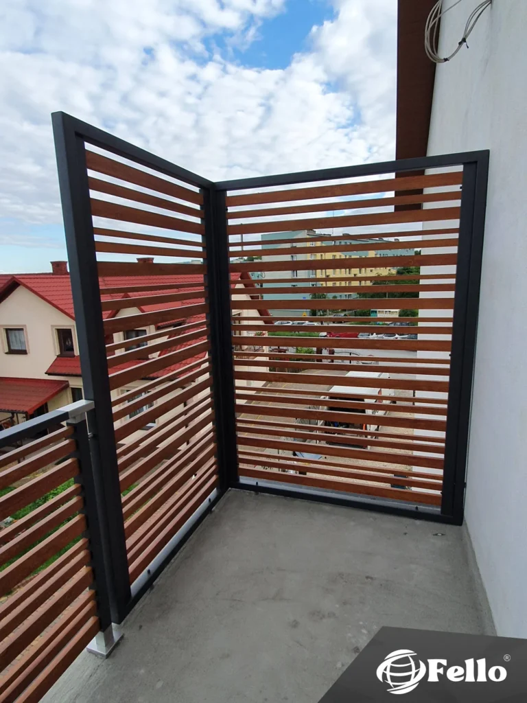 przegroda na balkon